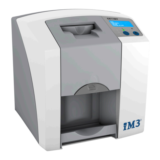 DÜRR MEDICAL IM3 CR 7 VET INSTALLATION AND OPERATING INSTRUCTIONS