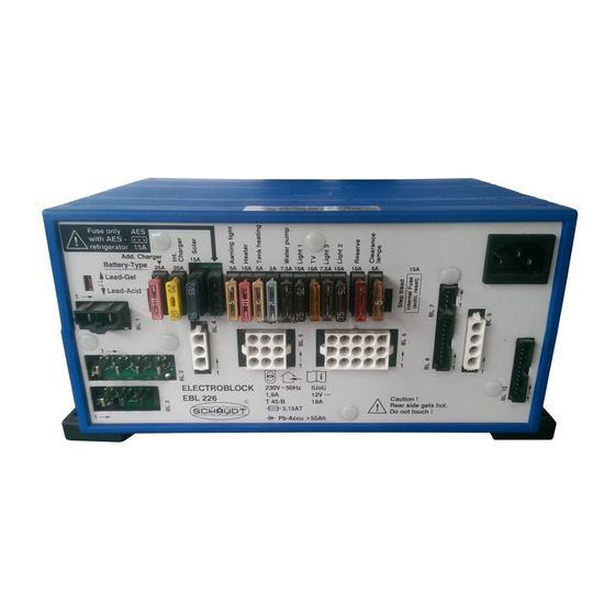SCHAUDT EBL 226 C +OVP INSTRUCTION MANUAL Pdf Download ManualsLib