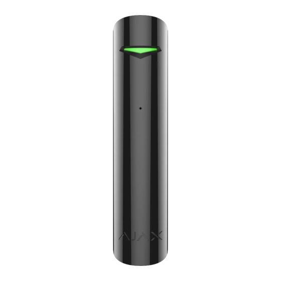 AJAX GlassProtect Quick Start Manual