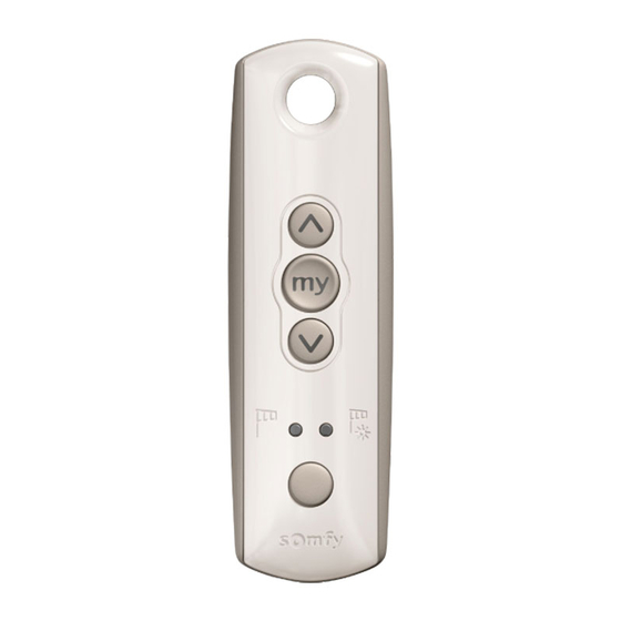 SOMFY Telis Soliris Programming Manual