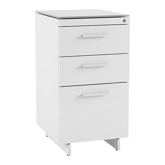 User Manuals: BDI 6414 Locking File Cabinet