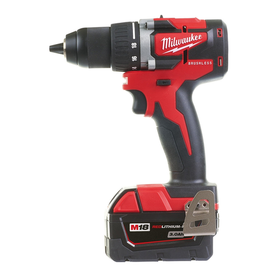 Milwaukee M18CBLDD-302C Operator's Manual