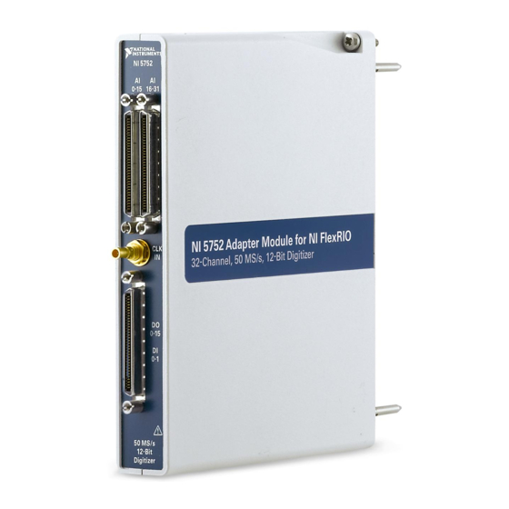 National Instruments NI-5752B Getting Started Manual