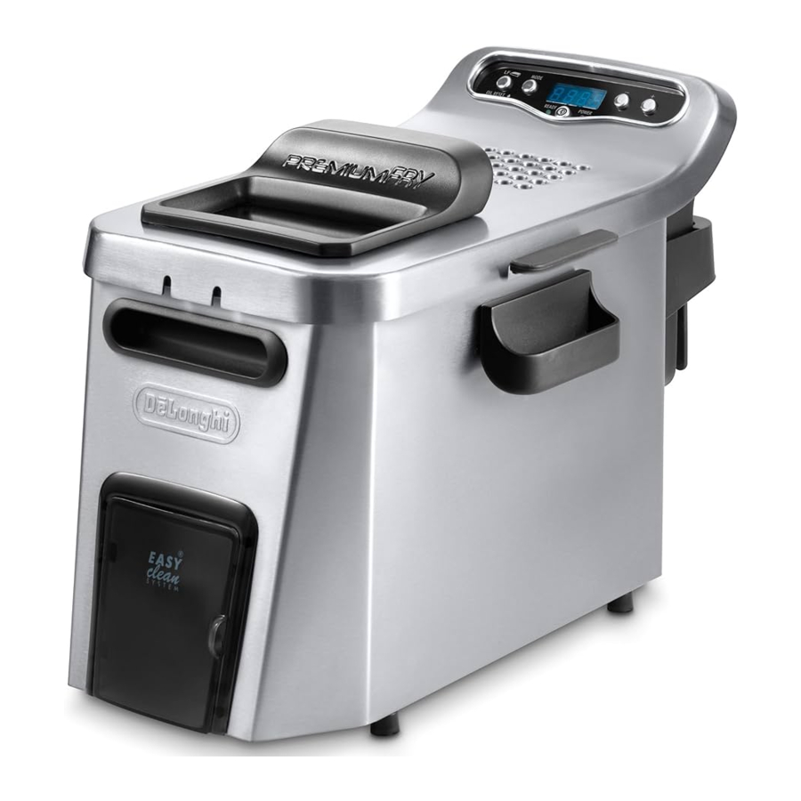 DeLonghi D34528DZ - Digital Dual Zone PremiumFry Deep Fryer 3 lb Manual