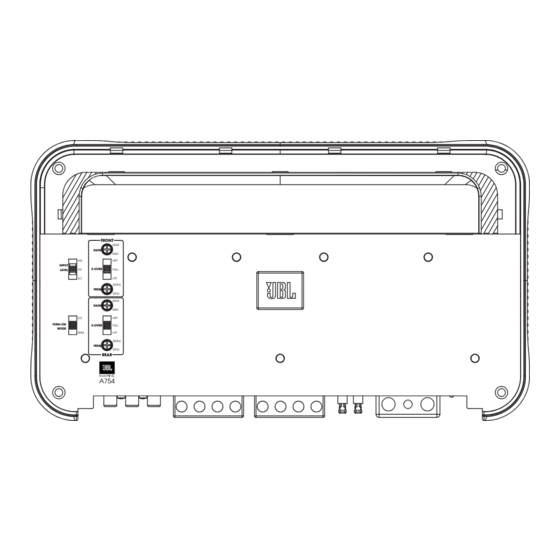 Harman JBL Marine A754 Owner's Manual