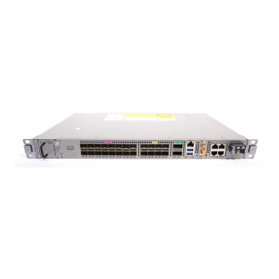 Cisco NCS 500 Series Hardware Installation Manual