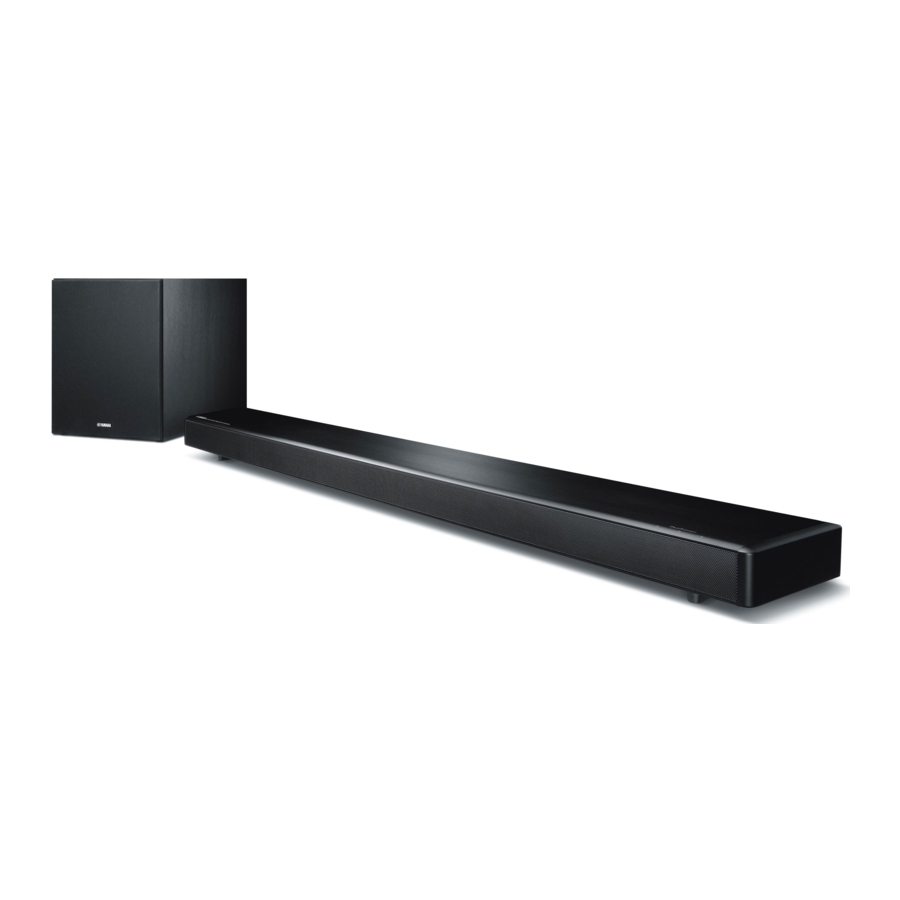 Yamaha YSP-2700 Manual