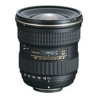 Tokina AT-X 116 PRO DX II User Manual