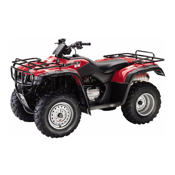 Honda 2003 TRX350TM Fourtrax 350 Manuals