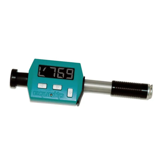 Proceq Equotip Piccolo 2 Quick Reference Manual