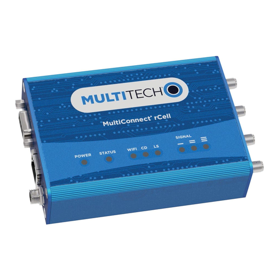MULTITECH RCELL 100 SERIES MANUAL Pdf Download ManualsLib