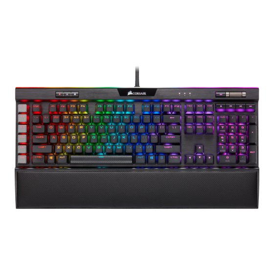 corsair k95 rgb platinum manual