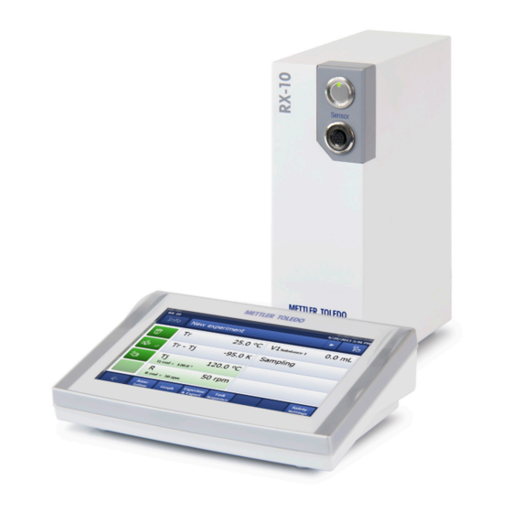 METTLER TOLEDO RX10 USER MANUAL Pdf Download ManuaLib