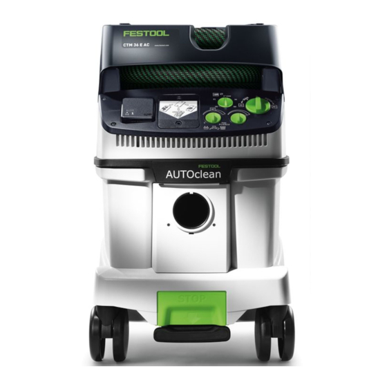 FESTOOL CT 36 E AC ORIGINAL OPERATING MANUAL Pdf Download ManualsLib