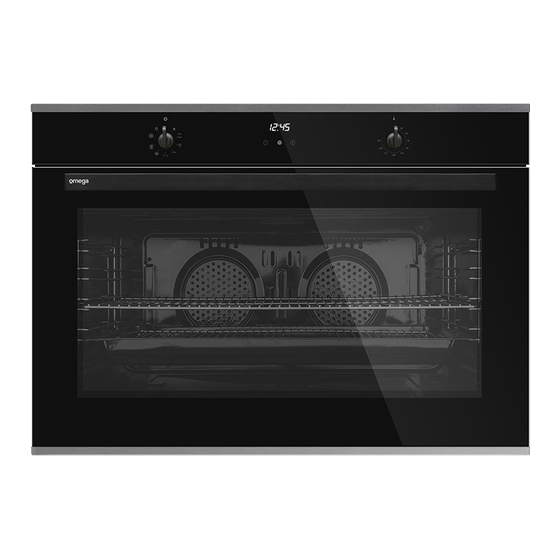 omega 90cm electric oven obo960xtgg