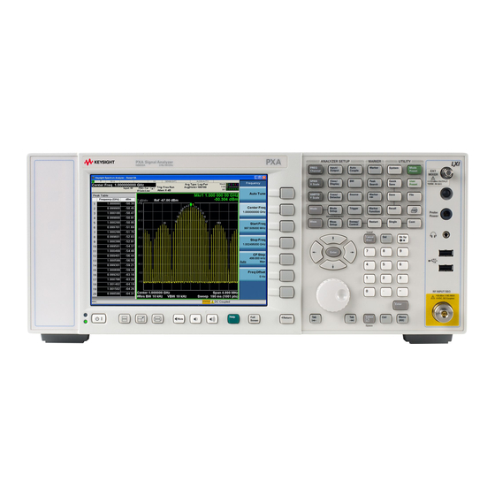 KEYSIGHT PXA X SERIES INSTALLATION NOTE Pdf Download ManualsLib