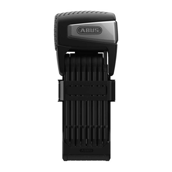Abus Bordo 6500A Operating Instructions Manual