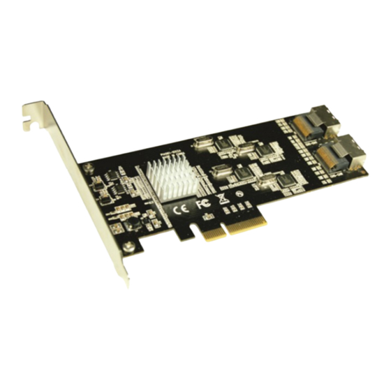 StarTech.com 8P6G-PCIE-SATA-CARD Quick Start Manual