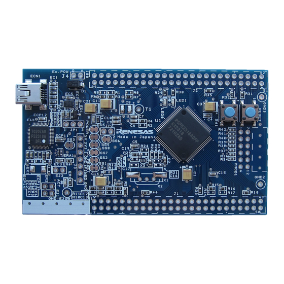 Renesas RTK5RX2310C00000BR User Manual