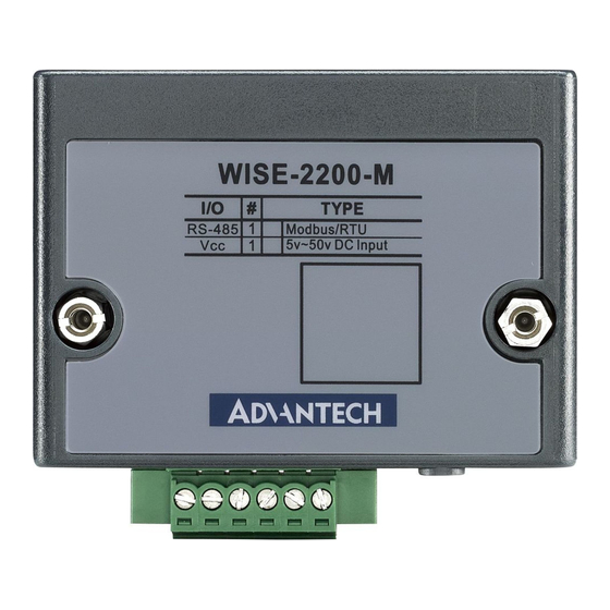 Advantech WISE-2200-M Manual