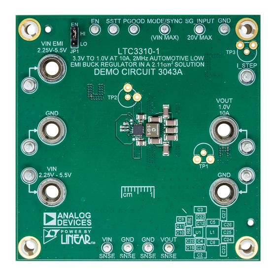 Analog Devices Linear ADI Power LTC3310-1 Manual