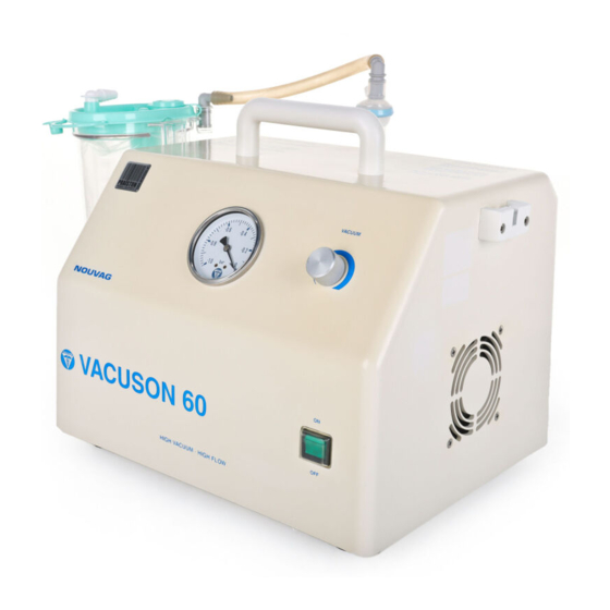 Nouvag Vacuson 40 Manuals