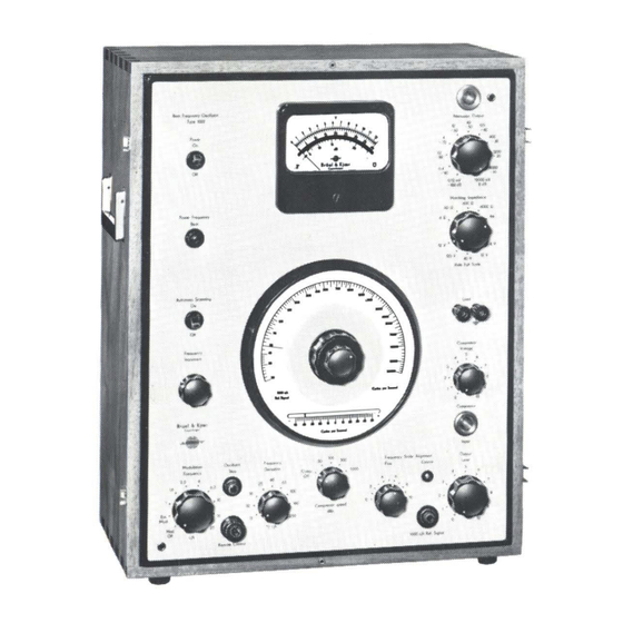 BRUEL & KJAER 1013 Instructions And Applications