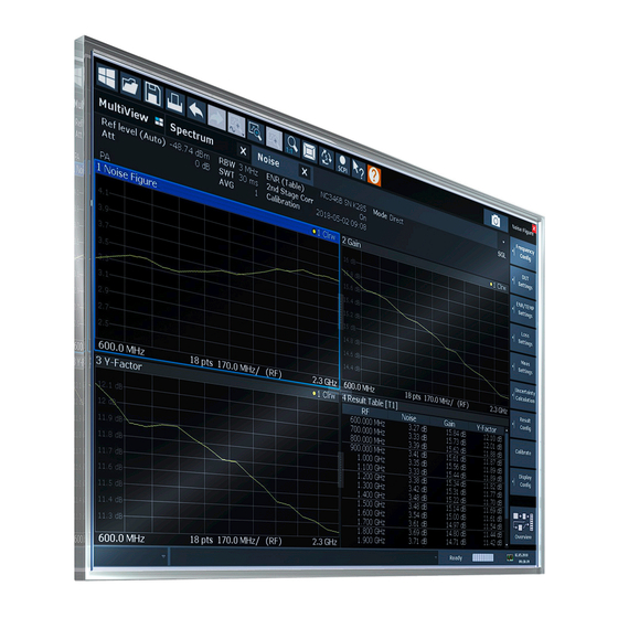 Rohde & Schwarz R&S FSW-K30 User Manual