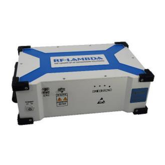 RF-Lambda RAMP18G40GB Manual