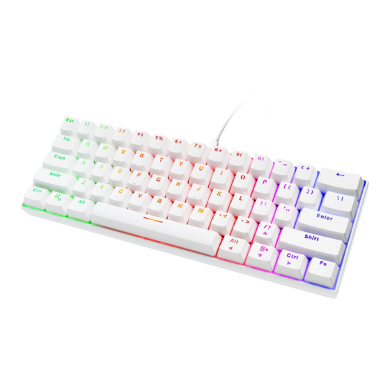 Deltaco Gaming WK85R User Manual