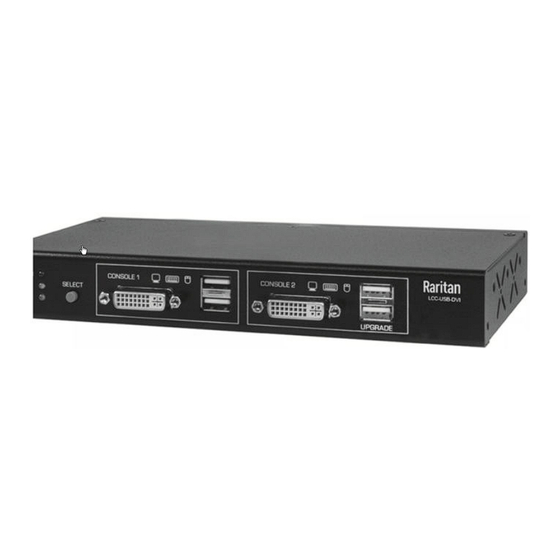 LEGRAND Raritan LCC-USB-DVI Quick Setup Manual