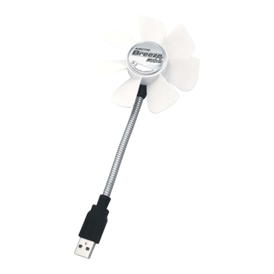 User Manuals: Arctic ARCTIC BREEZE MOBILE Desktop Fan