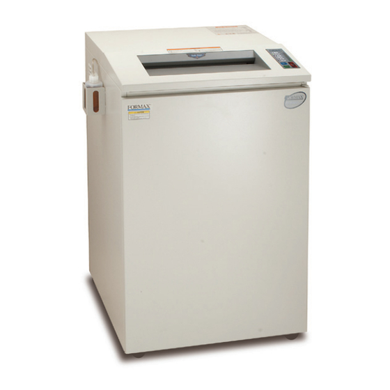 Formax FD 8650CC Operator's Manual