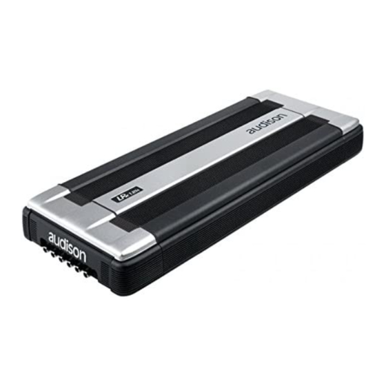 Audison LRx 1.2k Universal Sound Owner's Manual