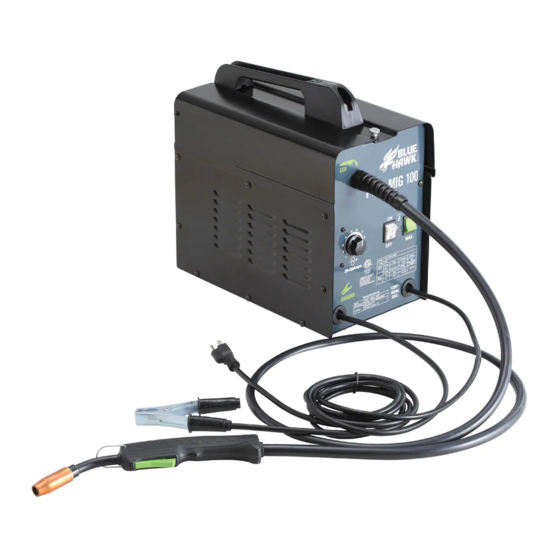 Blue Hawk FLUX-MIG 100 SGY-WELDER1 User Manual