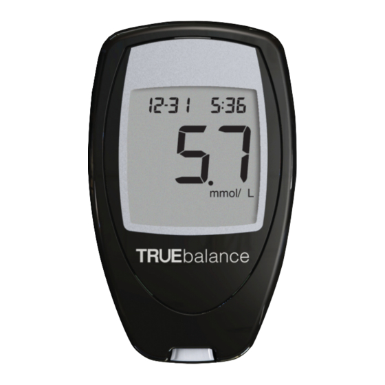 NIPRO Diagnostics TRUE BALANCE Owner's Booklet