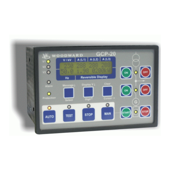 Woodward GCP-20 Series Operation Manual