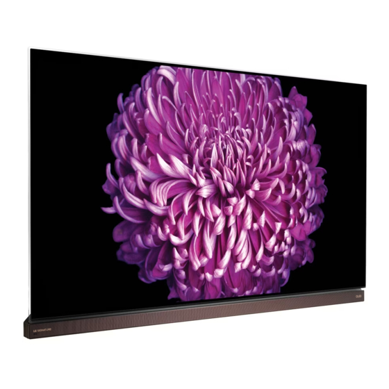 LG SIGNATURE OLED65G7 SERIES MANUAL Pdf Download | ManualsLib