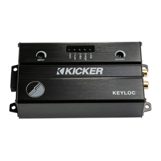 Kicker Line Out Converter (KISLOC) 2Channel KSeries