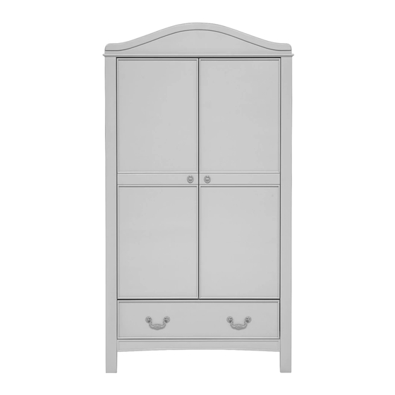 EAST COAST TOULOUSE WARDROBE GREY ASSEMBLY AND CARE INSTRUCTIONS Pdf