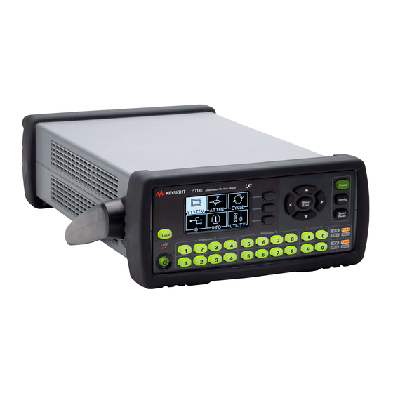 KEYSIGHT TECHNOLOGIES 11713D OPERATING AND SERVICE MANUAL Pdf Download