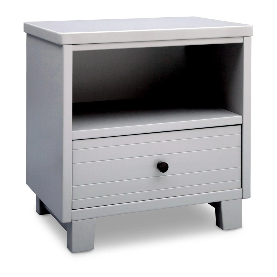 DELTA CHILDREN SIMMONS KIDS ROWEN NIGHTSTAND ASSEMBLY INSTRUCTIONS