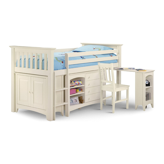 JULIAN BOWEN LIMITED CAMEO SLEEPSTATION STONE WHITE ASSEMBLY