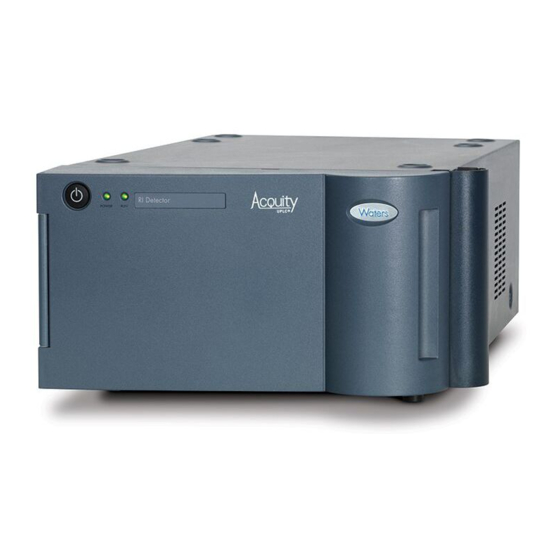 WATERS ACQUITY REFRACTIVE INDEX DETECTOR OVERVIEW AND MAINTENANCE