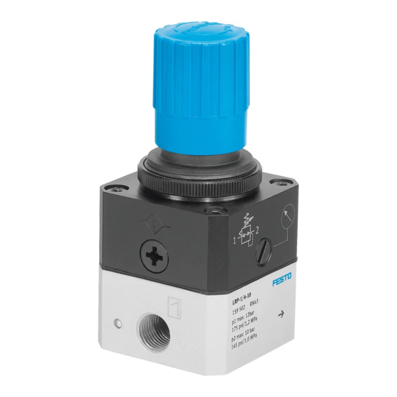 Festo LRP-1/4 Series Operating Instructions Manual