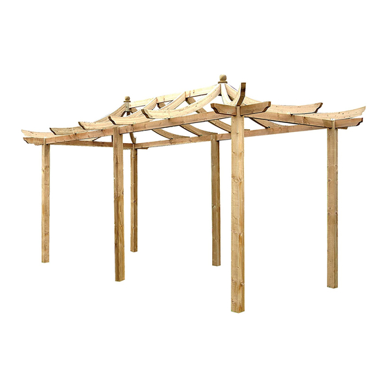 Grange EXTENDED DRAGON PERGOLA Assembly Instructions