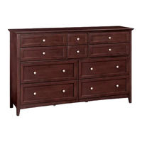 Whittier Wood Furniture 1183GACf Assembly Instructions Manual