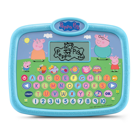 VTech Peppa Pig Learn & Explore Tablet Parents' Manual