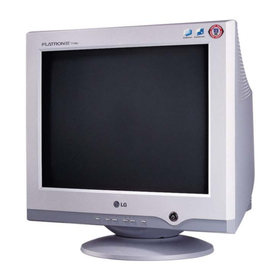 LG FlatronEZ T710BH Service Manual