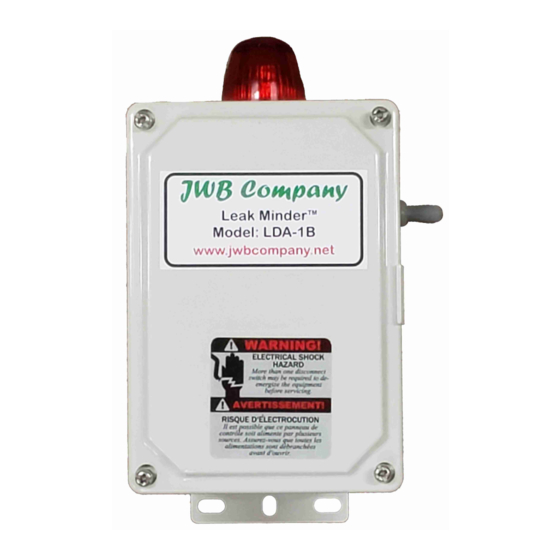 JWB Company Leak Minder LDA-1B Instruction Manual